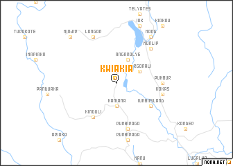 map of Kwia Kia