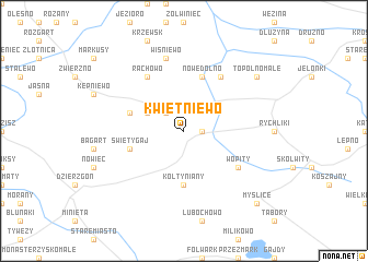 map of Kwietniewo