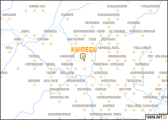 map of Kwinegu