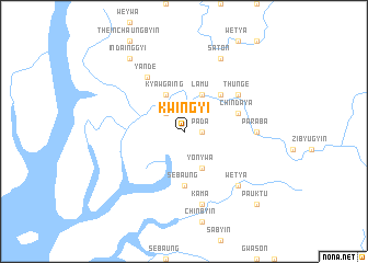 map of Kwingyi