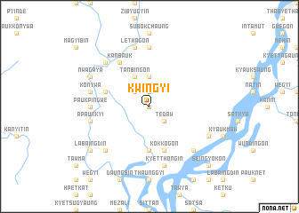 map of Kwingyi