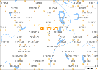 map of Kwinyagyi