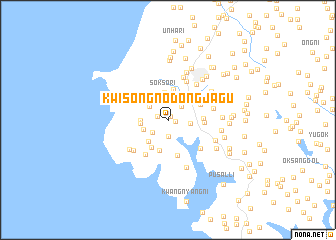 map of Kwisŏng-nodongjagu