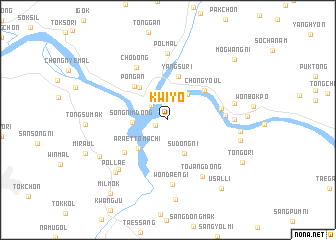map of Kwiyŏ
