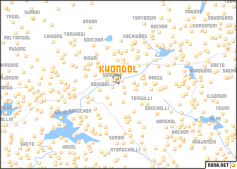 map of Kwŏndol