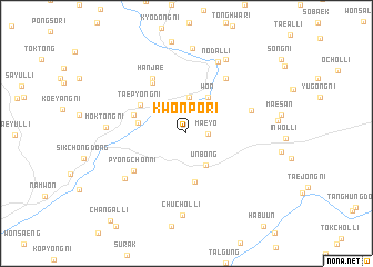 map of Kwonp\