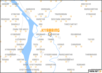 map of Kyabaing