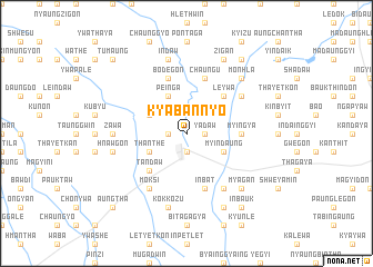 map of Kyabannyo