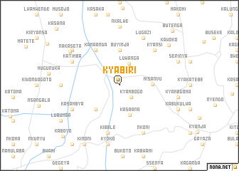 map of Kyabiri