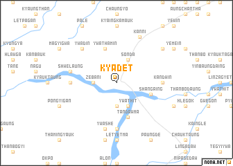 map of Kyadet