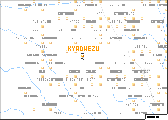 map of Kyadwezu
