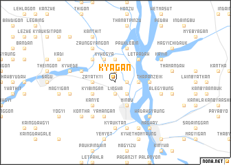 map of Kyagan