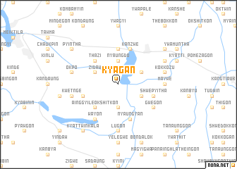 map of Kyagan