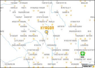 map of Kyagon