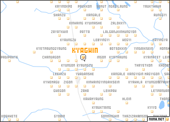 map of Kyagwin