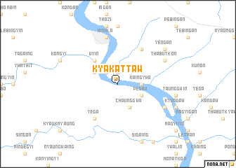map of Kyakattaw