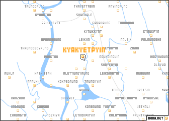 map of Kyakyetpyin