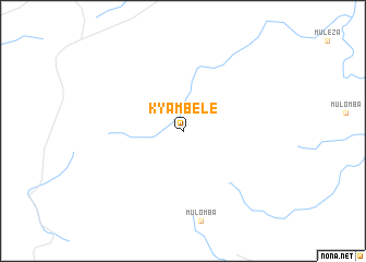 map of Kyambele