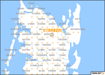 map of Kyamboni