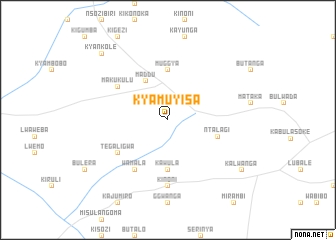 map of Kyamuyisa
