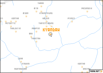 map of Kyandaw