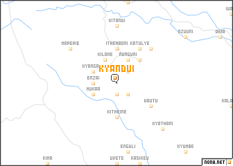map of Kyandui