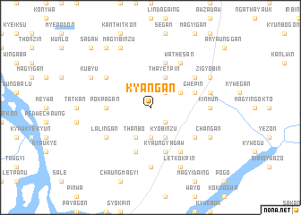 map of Kyangan