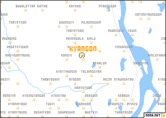 map of Kyangon