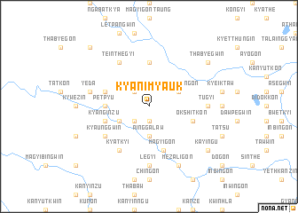 map of Kyani Myauk