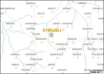 map of Kyanjali