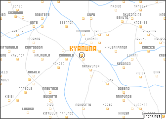 map of Kyanuna