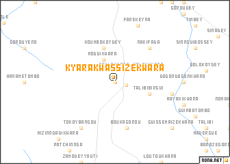 map of Kyara Kwassizé Kwara