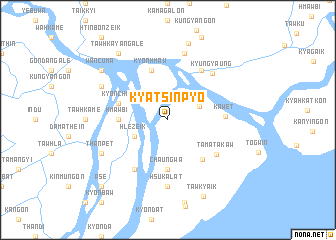 map of Kyatsinpyo