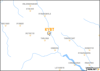 map of Kyat