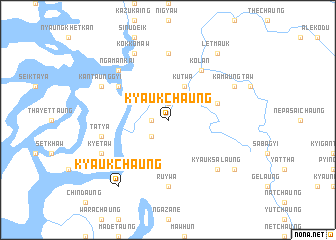 map of Kyaukchaung