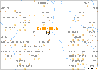 map of Kyaukhnget