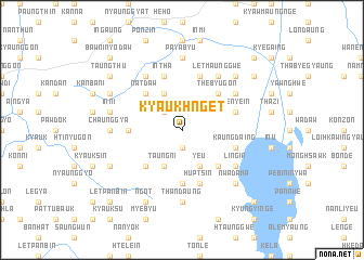 map of Kyaukhnget