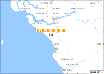 map of Kyaukkahmauk