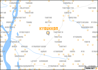 map of Kyaukkan