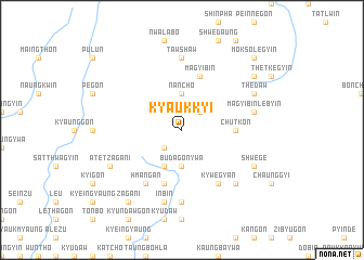 map of Kyaukkyi