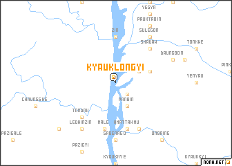 map of Kyauklongyi