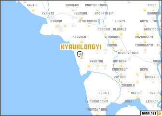 map of Kyauklongyi