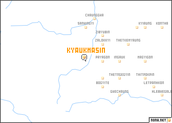 map of Kyaukmasin