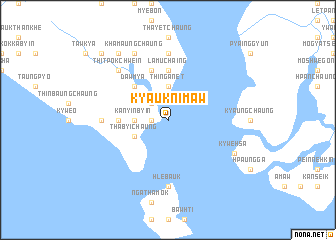map of Kyauknimaw