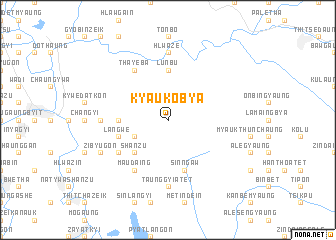 map of Kyauk-o-bya