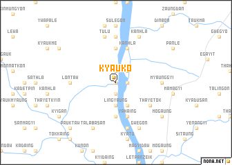 map of Kyauko