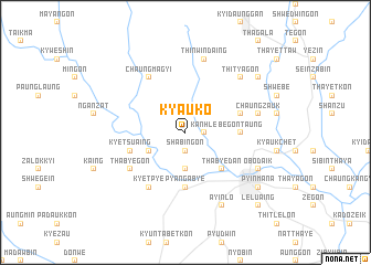 map of Kyauk-o