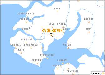 map of Kyaukpeik