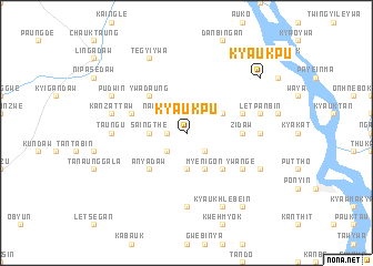 map of Kyaukpu