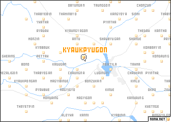 map of Kyaukpyugon